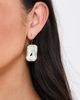 Kenneth Jay Lane Kenneth Jay Lane Stone Fishhook Earrings Faceted Crystal One - 3