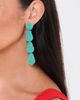Kenneth Jay Lane Kenneth Jay Lane Turquoise Seed Bead Earrings Turquoise One - 3