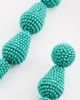 Kenneth Jay Lane Kenneth Jay Lane Turquoise Seed Bead Earrings Turquoise One - 4
