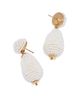 Kenneth Jay Lane Kenneth Jay Lane White Bead Drop Earrings - 3
