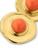 Kenneth Jay Lane Women's 22K-Gold-Plated & Resin Cabochon Button Clip-On Earrings - 4