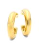 Kenneth Jay Lane Women's 22K-Gold-Plated Hoop Earrings - 3