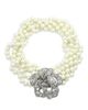 Kenneth Jay Lane Women's Glass Pearl & Crystal Flower Multi-Strand Necklace - 1