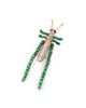 Kenneth Jay Lane Women's Goldtone, Enamel & Glass Crystal Cricket Brooch - 4