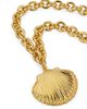 Kenneth Jay Lane Women's Goldtone Shell Pendant Necklace - 3