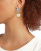 Kenneth Jay Lane Women's Silvertone, Glass Crystal & Imitation Pearl Clip-On Drop Earrings - 2