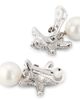 Kenneth Jay Lane Women's Silvertone, Glass Crystal & Imitation Pearl Clip-On Drop Earrings - 3