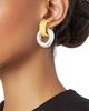 Kenneth Jay Lane Women's Two-Tone Rhodium-Plated & 22K Gold-Plated Doorknocker Earrings - 2