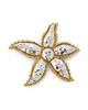 Kenneth Jay Lane Women's Two-Tone Starfish Brooch - 1
