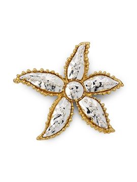 Kenneth Jay Lane Women's Two-Tone Starfish Brooch