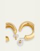 Kenneth Jay Lane Yellow Gold-Plated Hoop Earrings - 4