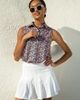 Kenny Flowers Kenny Flowers The Azaleas - Ladies Sleeveless Golf Polo - 5