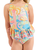 Kenny Flowers Kenny Flowers The Paradiso - Girls Ruffle One Piece with Tutu - 2