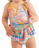 Kenny Flowers Kenny Flowers The Paradiso - Girls Ruffle One Piece with Tutu - 3