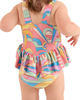 Kenny Flowers Kenny Flowers The Paradiso - Girls Ruffle One Piece with Tutu - 4