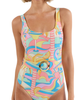 Kenny Flowers Kenny Flowers The Paradiso - Tie-Shoulder Belted One Piece - 1