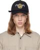 Kenzo Kenzo Black 'KENZO Jumping Tiger' Embroidered Cap - 1