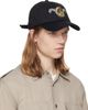Kenzo Kenzo Black 'KENZO Jumping Tiger' Embroidered Cap - 2