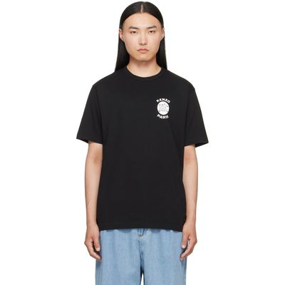 Kenzo Kenzo Black Kenzo Paris Cotton 'KENZO Paris Emblem' T-shirt