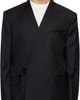 Kenzo Kenzo Black Kenzo Paris Double Breasted Tailored Kimono Blazer - 1