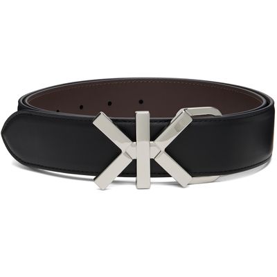 Kenzo Kenzo Black Kenzo Paris 'KENZO Double K' Reversible Belt
