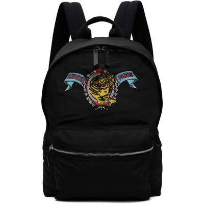 Kenzo Kenzo Black Kenzo Paris 'KENZO Jumping Tiger' Backpack