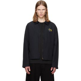 Kenzo Kenzo Black Kenzo Paris 'KENZO Jumping Tiger' Coach Jacket