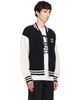 Kenzo Kenzo Black Kenzo Paris 'KENZO Paris Emblem' Varsity Cardigan - 2