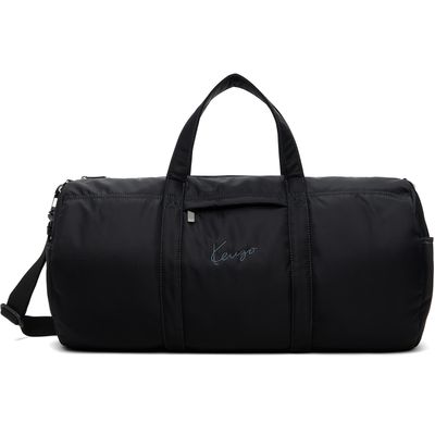 Kenzo Kenzo Black Kenzo Paris 'KENZO Signature' Duffle Bag