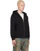 Kenzo Kenzo Black Kenzo Paris 'KENZO Signature' Embroidered Zip Hoodie - 2