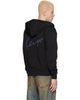Kenzo Kenzo Black Kenzo Paris 'KENZO Signature' Embroidered Zip Hoodie - 3