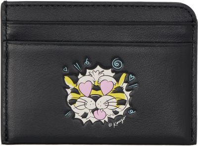 Kenzo Kenzo Black Kenzo Paris 'KENZO Wild Tiger' Card Holder