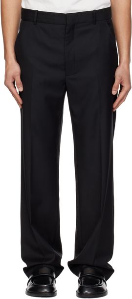 Kenzo Kenzo Black Kenzo Paris Straight Tailored Trousers