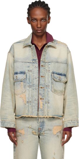 Kenzo Kenzo Blue Kenzo Paris Denim Trucker Jacket