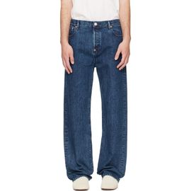Kenzo Kenzo Blue Kenzo Paris 'KENZO Signature' Straight Fit Jeans