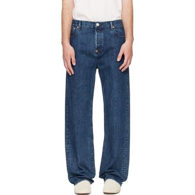 Kenzo Kenzo Blue Kenzo Paris 'KENZO Signature' Straight Fit Jeans