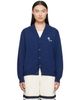 Kenzo Kenzo Blue Kenzo Paris 'KENZO Tulip' Embroidered Cardigan - 1