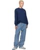 Kenzo Kenzo Blue Kenzo Paris 'Kenzogram' Cargo Monkey Fit Jeans - 4
