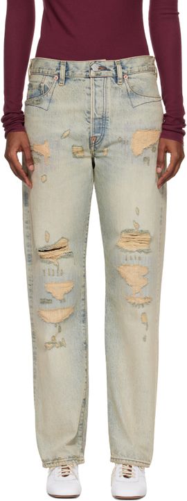 Kenzo Kenzo Blue Kenzo Paris Straight Jeans