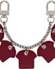 Kenzo Kenzo Burgundy Kenzo Paris Kenzo Chain Charm Keychain - 2