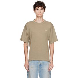 Kenzo Kenzo Khaki Kenzo Paris 'KENZO Signature' Embroidered T-shirt