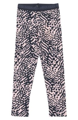 KENZO KENZO Kids' Animal Print Cotton Leggings