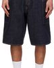 Kenzo Kenzo Navy Kenzo Paris Cargo Monkey Fit Denim Shorts - 1