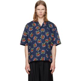 Kenzo Kenzo Navy Kenzo Paris 'KENZO Loves' Short Sleeve Shirt