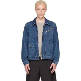 Kenzo Kenzo Navy Kenzo Paris 'KENZO Signature' Utility Denim Jacket