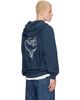 Kenzo Kenzo Navy Kenzo Paris 'KENZO Tulip' Embroidered Zip Up Hoodie - 3