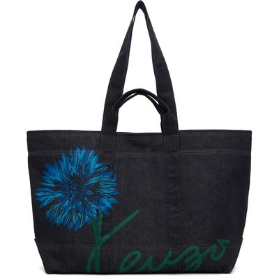 Kenzo Kenzo Navy Kenzo Paris 'Kenzo Tulip' Large Tote