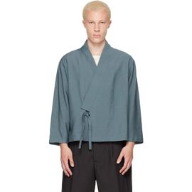 Kenzo Kenzo Navy Kenzo Paris Viscose & Wool Kimono Jacket