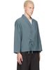 Kenzo Kenzo Navy Kenzo Paris Viscose & Wool Kimono Jacket - 2