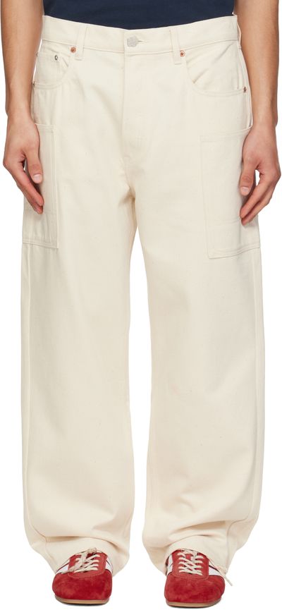 Kenzo Kenzo Off-White Kenzo Paris Cargo Monkey Fit Jeans